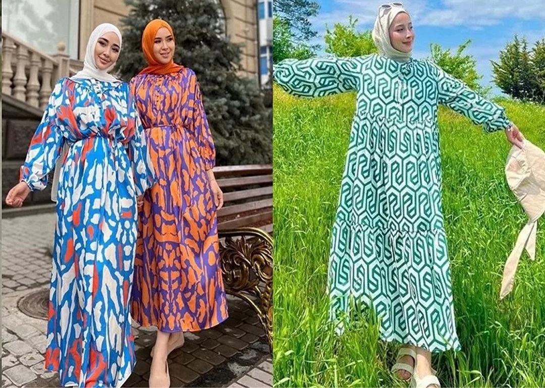 مدل پیراهن ساحلی طرحدار